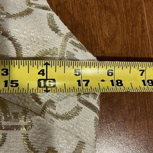 NWT Talbots Women’s Sleeveless Metallic Gold Link Dress Size 8. - Picture 5 of 9